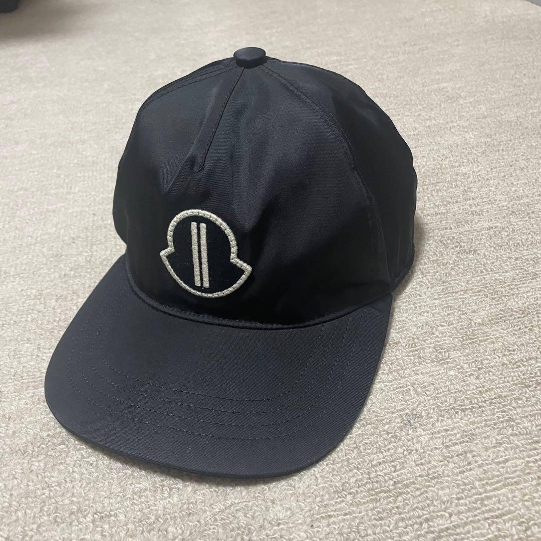 【最終値下げ】RICK OWENS × MONCLER キャップ ブラック Moncler + Rick Owens キャップ : 向けの Special Projects