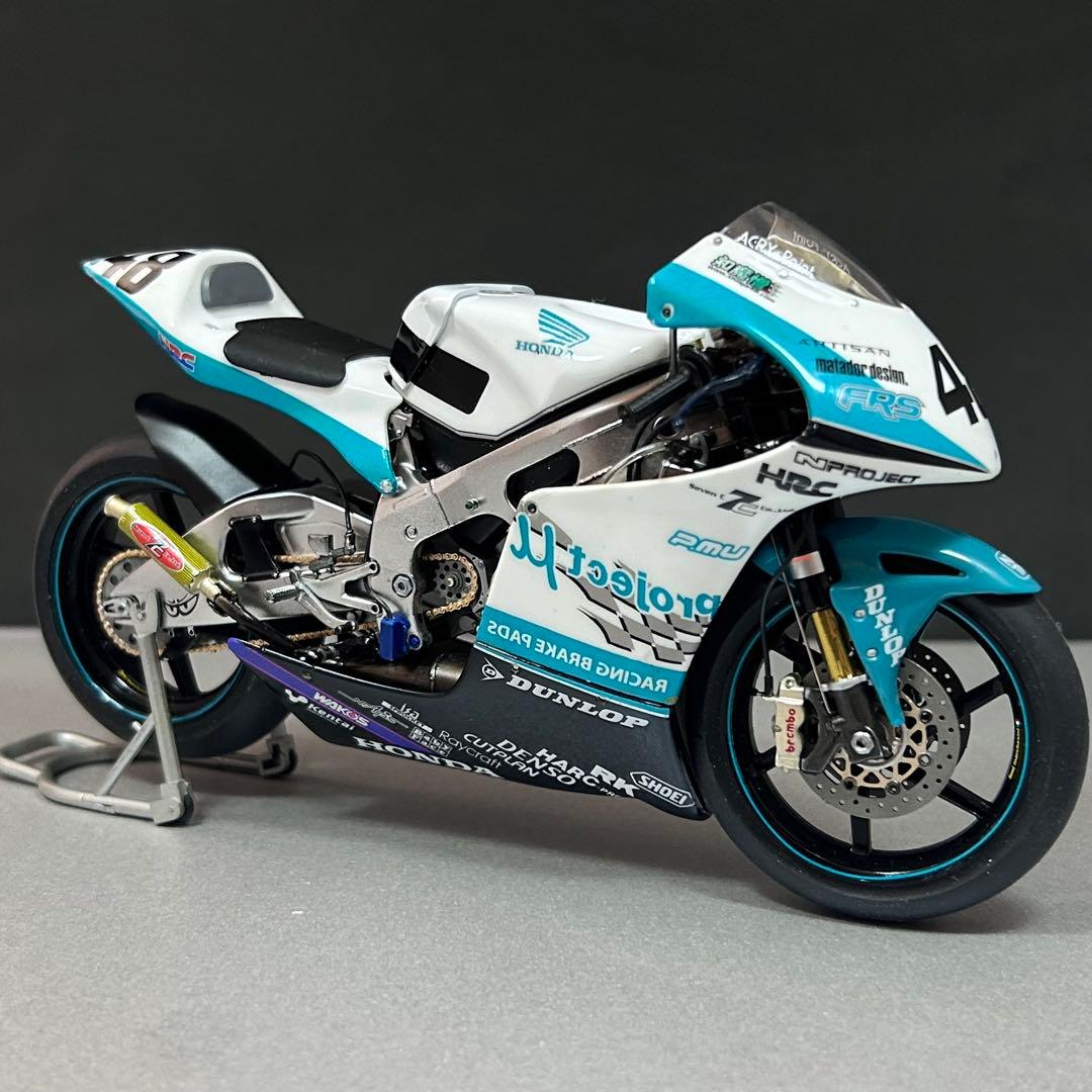 1/12 ハセガワ ホンダRS250RW 2008 #48プラモデル 完成品 1/12 ハセガワ ホンダRS250RW 2008 #48プラモデル 完成品 - メルカリ