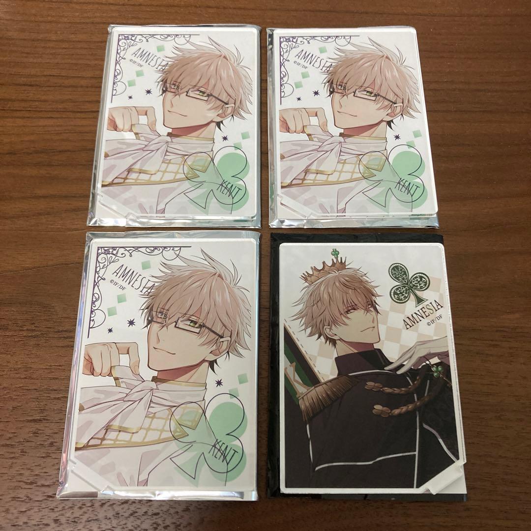 AMNESIA バレンタイン アクリルスタンド ケント 4点セット アムネシア