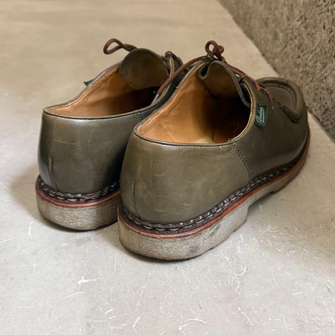 パラブーツ ミカエル 7 オリーブ グリーン - メルカリ