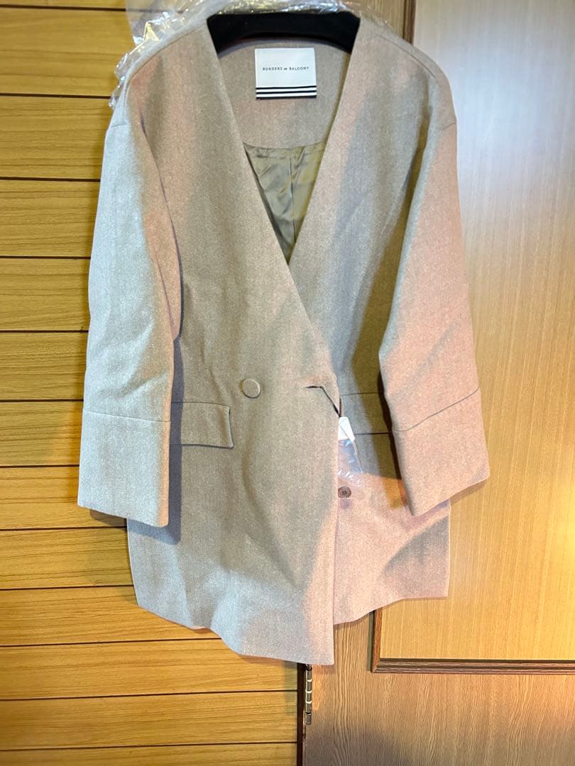 h*a様 ボーダーズアットバルコニーWOOL HERRINGBONE JACKE - メルカリ
