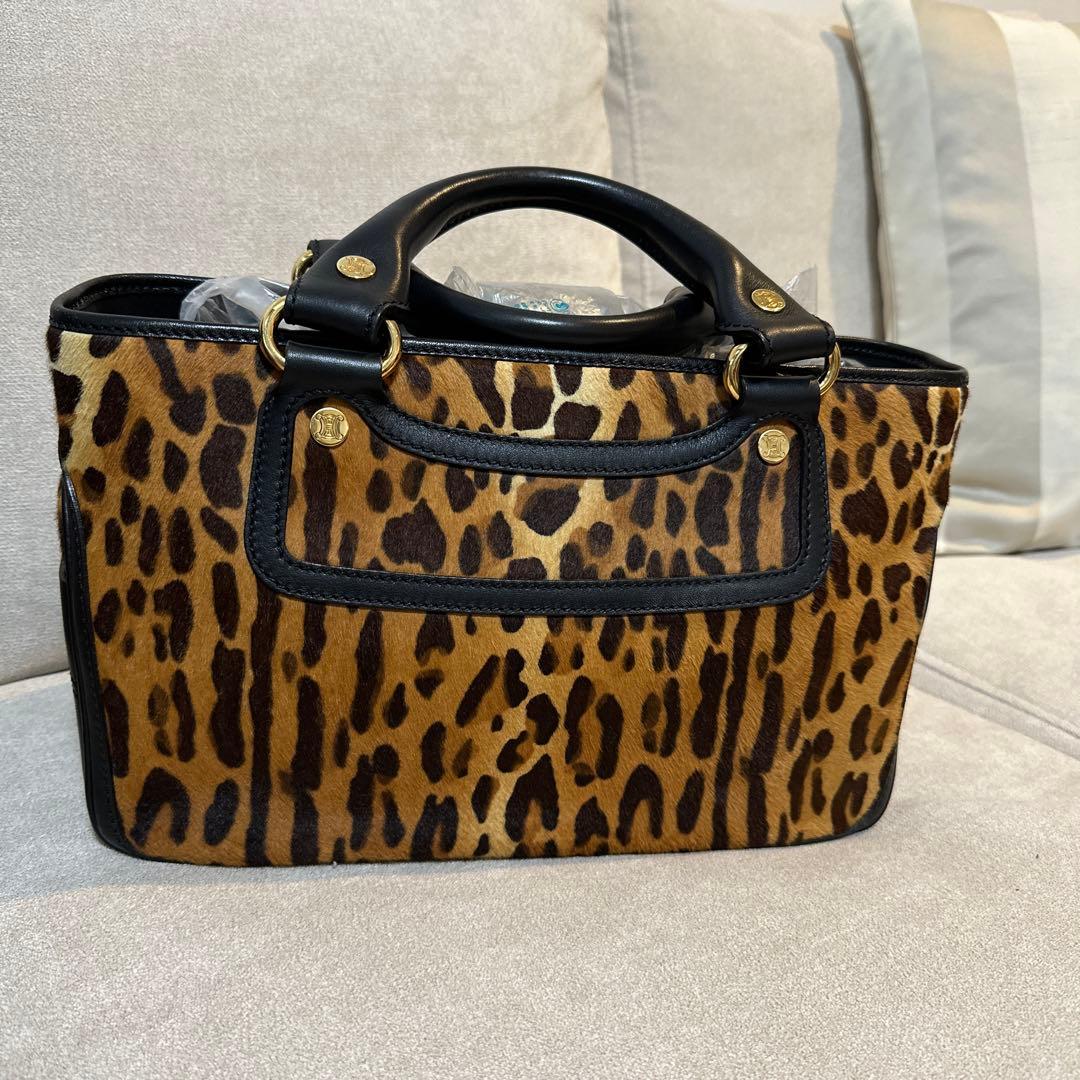 未使用セリーヌCELINE レア希少 ハラコ✖️レザー トートバッグ ブギー