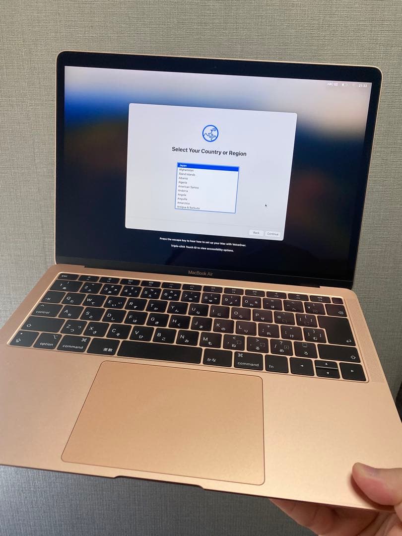 MacBook Air 2019 13インチ core i5 1.6GHz