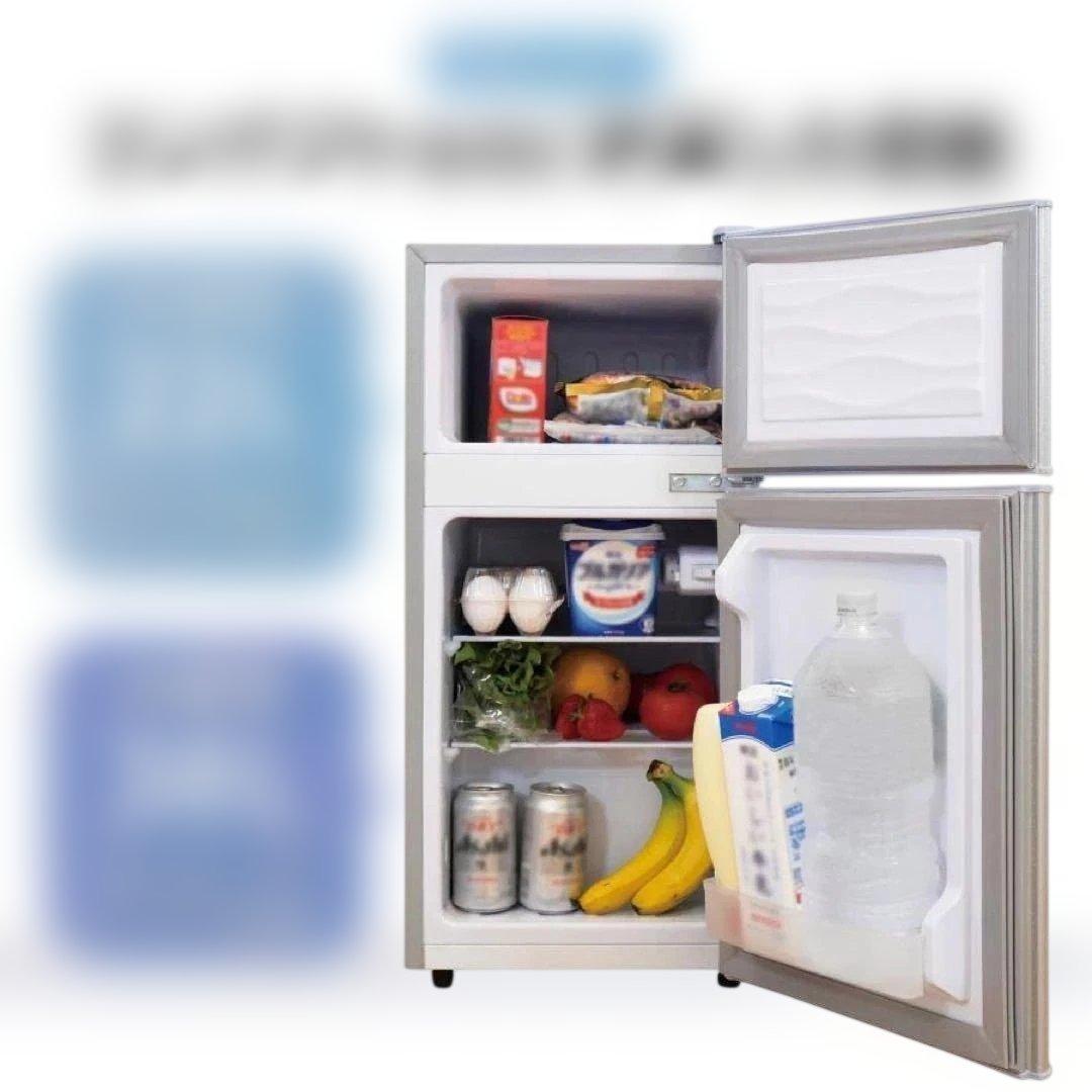 中古美品 冷蔵庫 一人暮らし冷凍冷蔵庫 60L ブラック - メルカリ