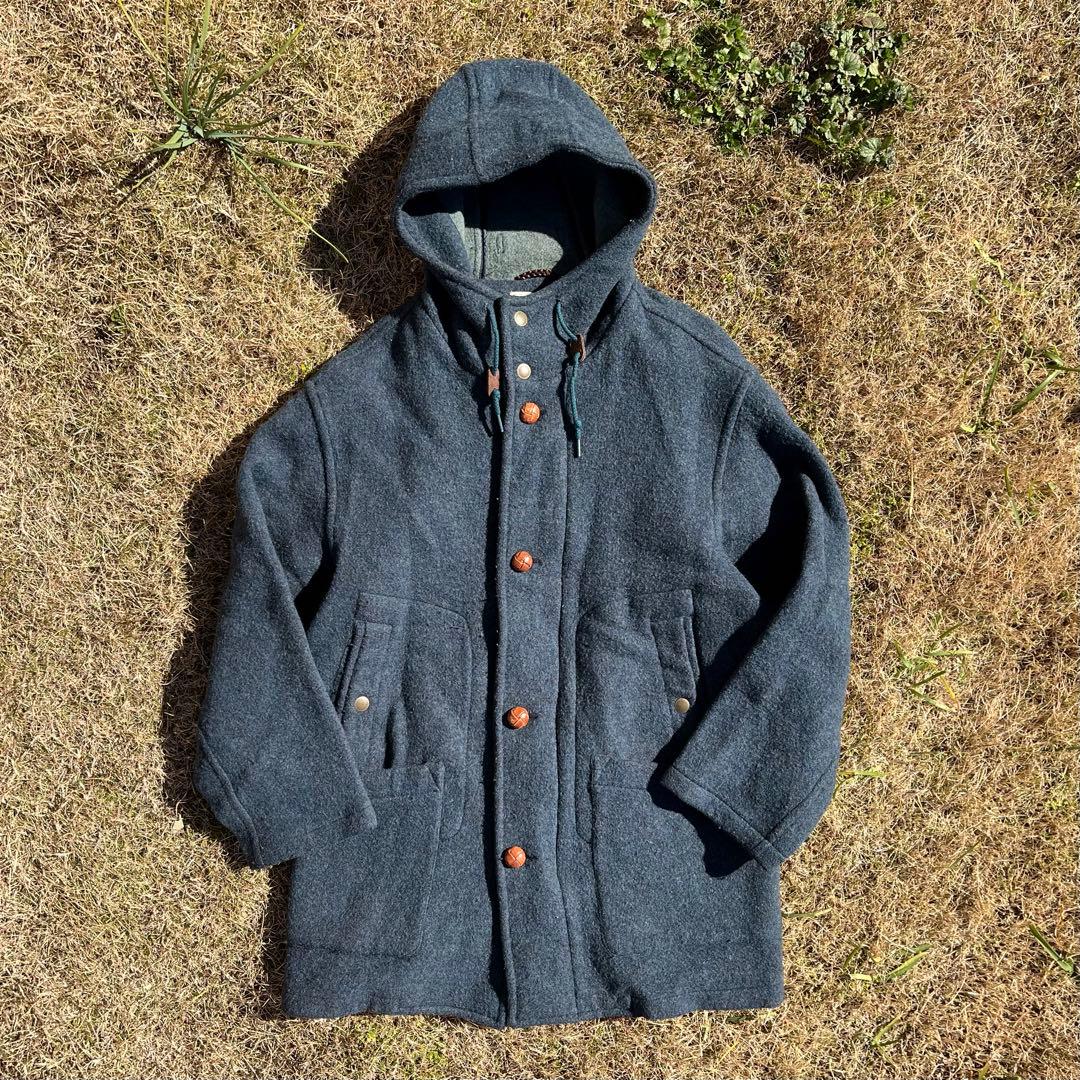 L.L.BEAN ウール ロングコート ダッフルコート 90s USA製