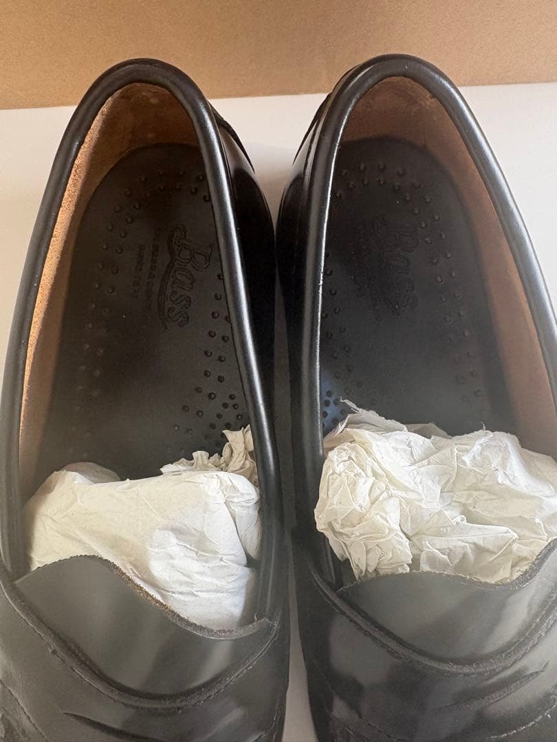 G.H.BASS Weejuns LOGAN ローガン　レザーソール　ローファー