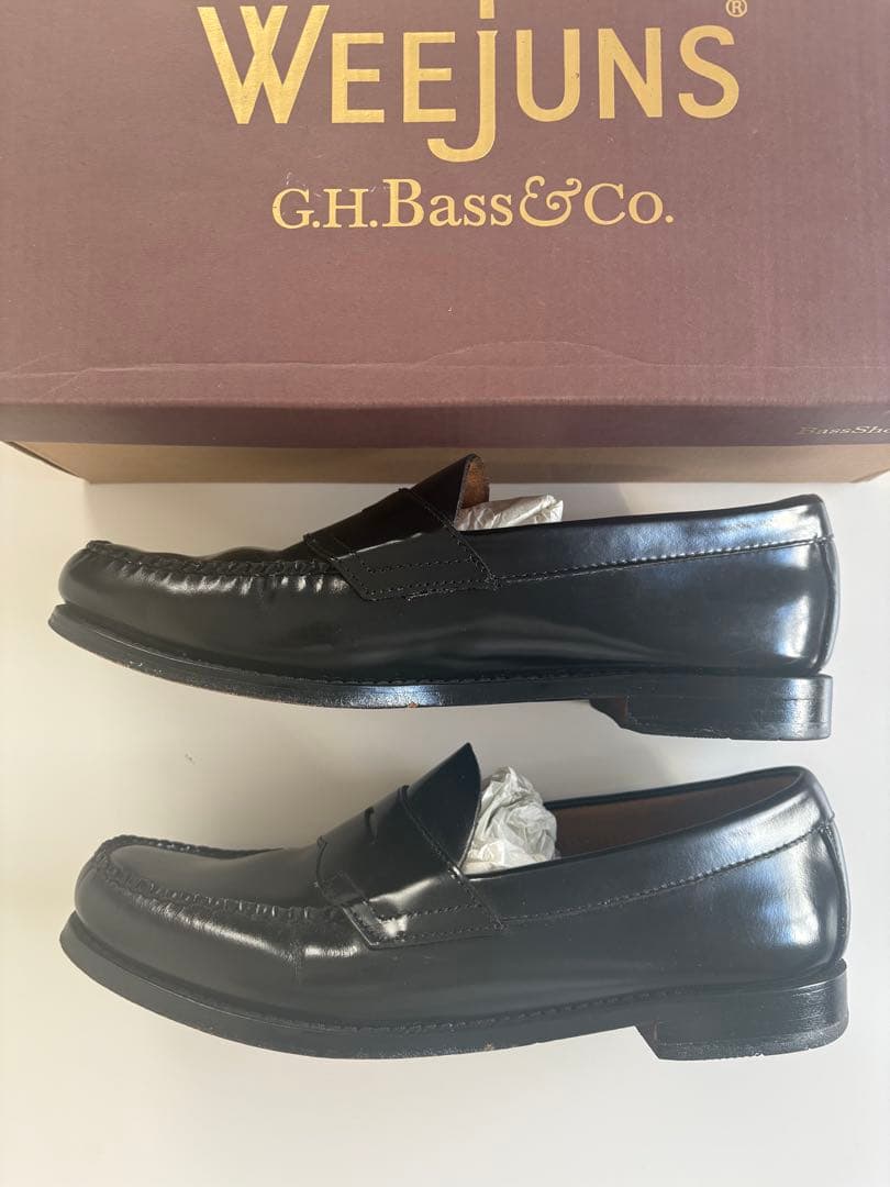 G.H.BASS Weejuns LOGAN ローガン　レザーソール　ローファー