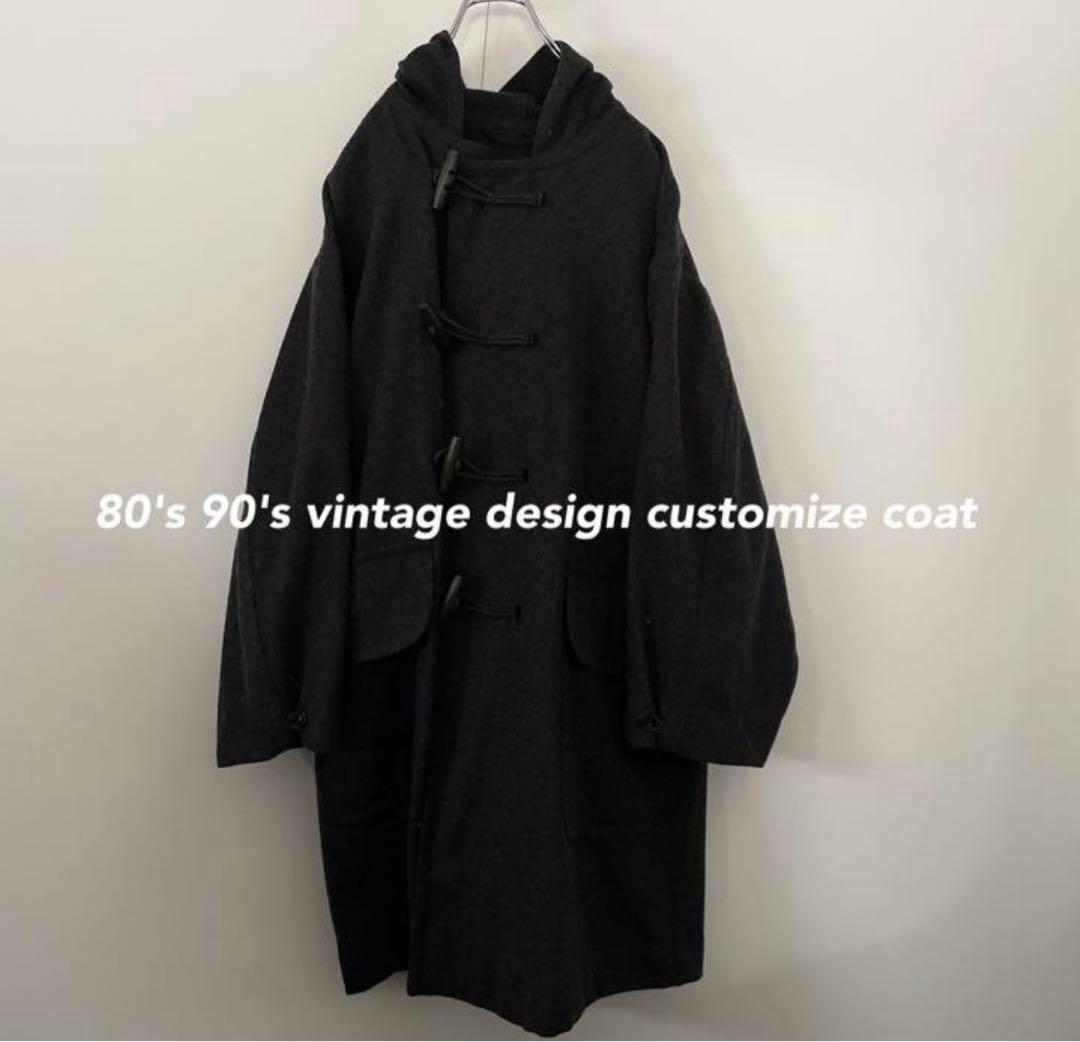 変形 ダッフルコート vintage 80s 90s オーバーサイズ improves（インプローブス） ダッフルコート コート 「improves