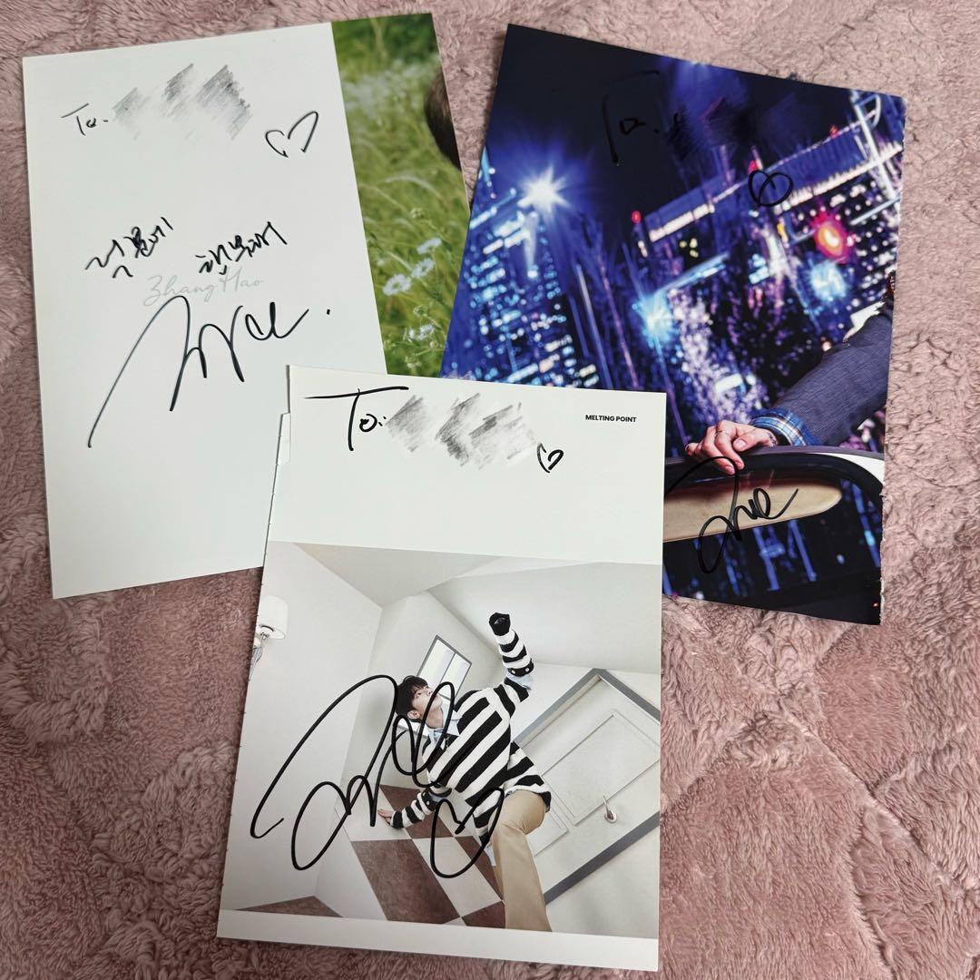 ZB1 ZEROBASEONE ゼベワン ジャンハオ 直筆サイン - メルカリ