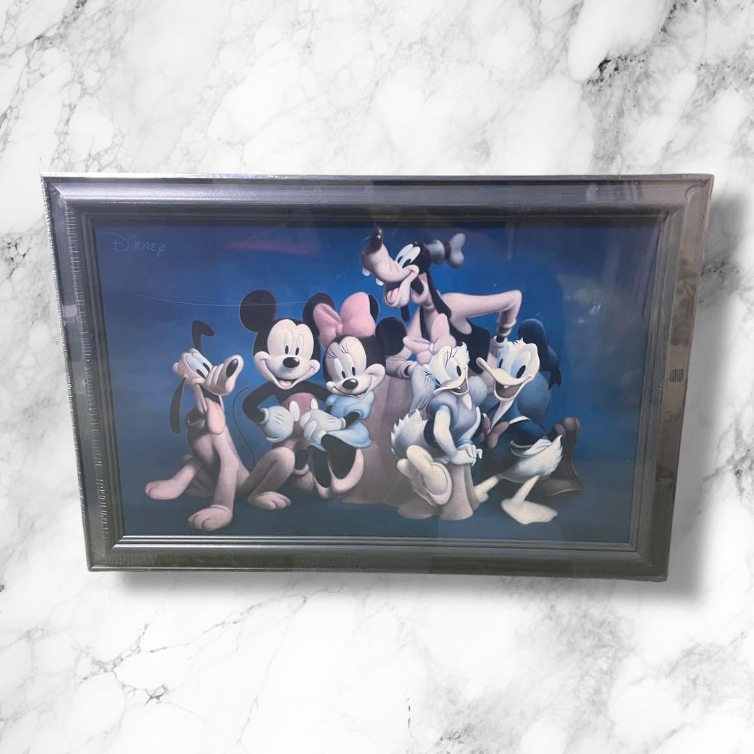 Ⓜ️ オランダ製 ディズニー額装アート 未開封 92×62 オランダ製 ディズニー額装アート 未開封 92×62
