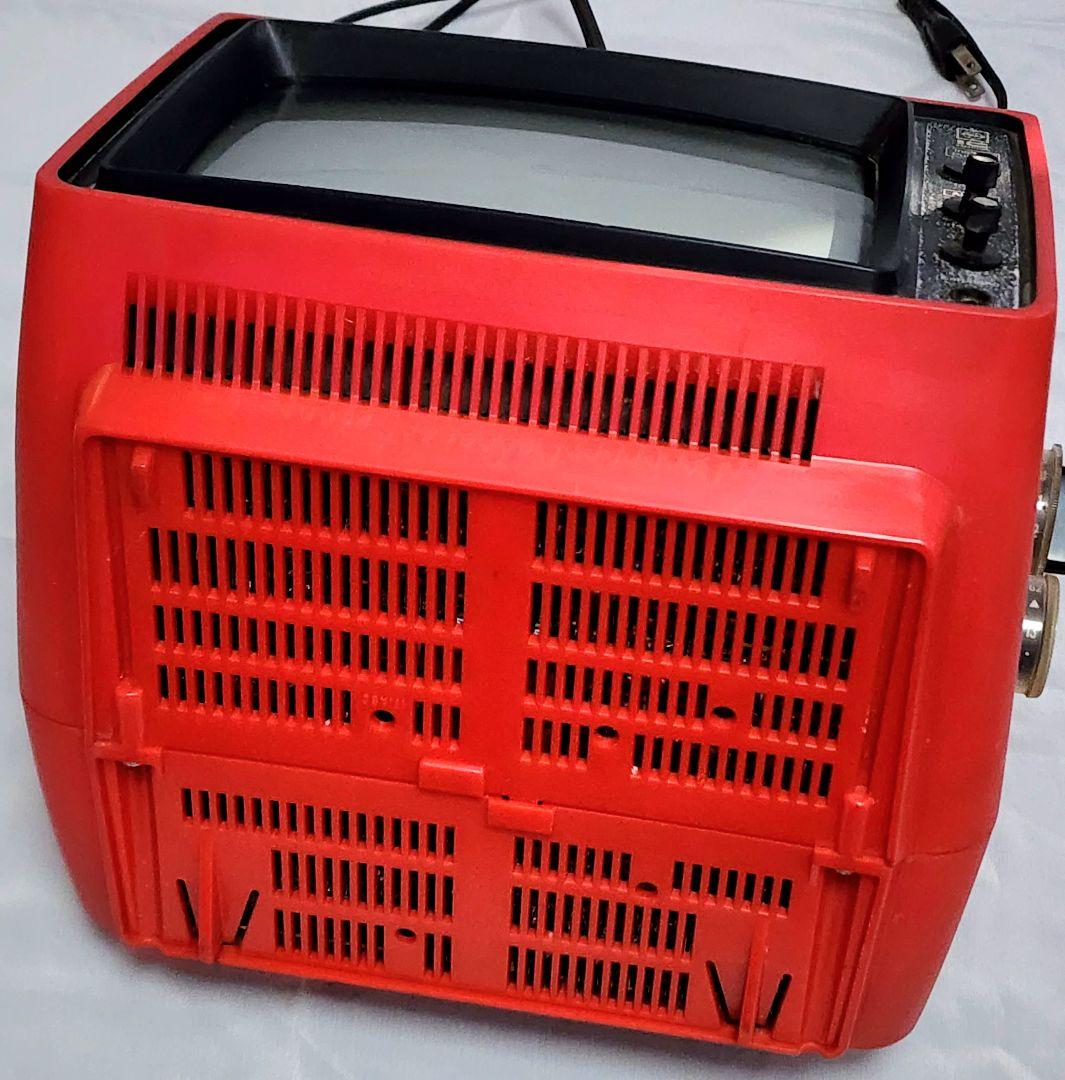 昭和レトロ】レトロポップ/小型白黒テレビ - メルカリ