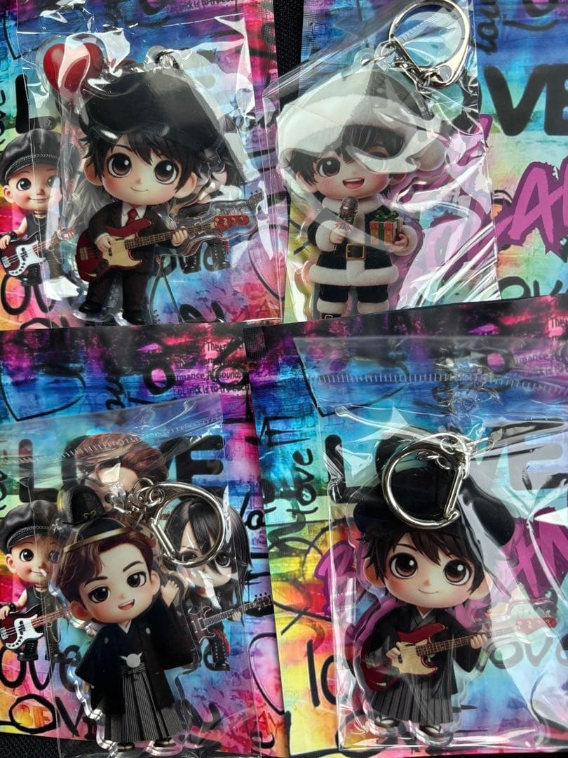 Peach Candy　BABY BOLAN アクリルキーホルダー４種 カラフルピーチ キャンディー型アクリルキーホルダー（220個入