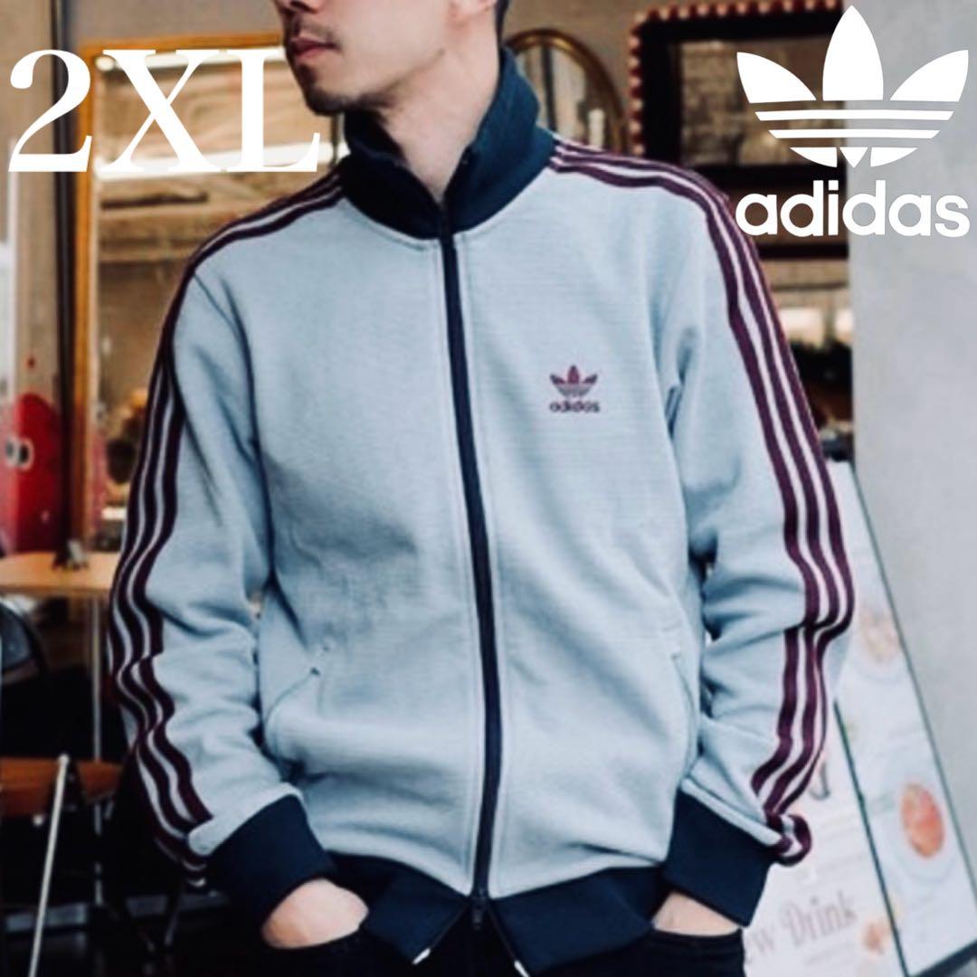 日本未発売カラー2XL⭐️adidasアディカラートラックトップ ワッフル