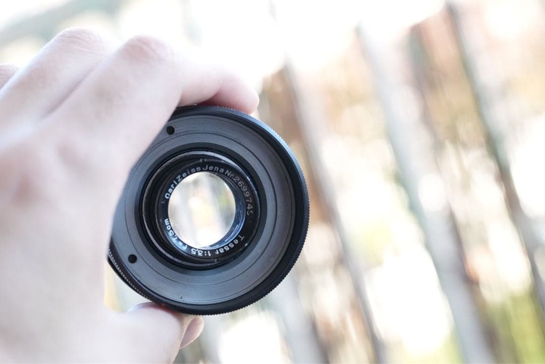 希少 Carl Zeiss Jena Tessar 7.5cm f3.5