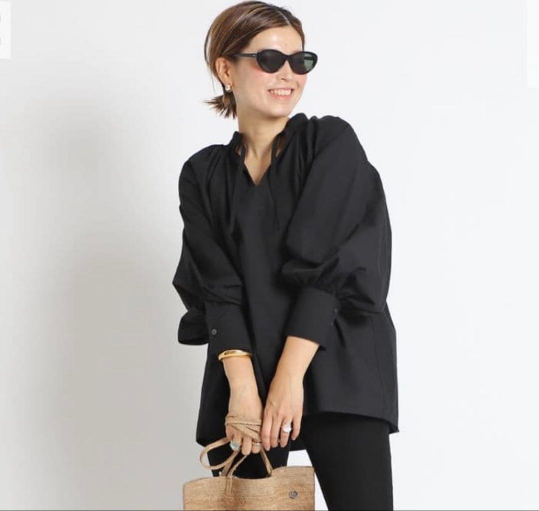 ドゥーズィエムクラス　CELERI セルリ　GATHERED ギャザードブラウス ドゥーズィエムクラス CELERI セルリ GATHERED ギャザードブラウス