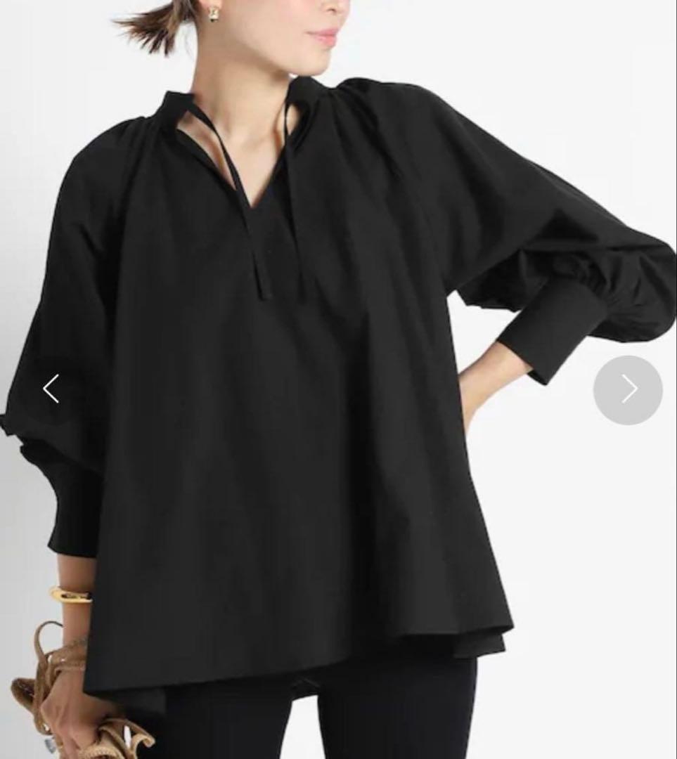 ドゥーズィエムクラス CELERI セルリ GATHERED ギャザードブラウス