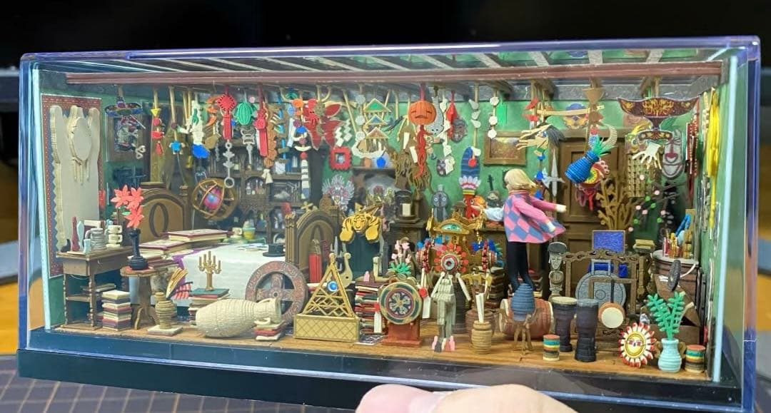 ジブリパーク 魔女の谷 限定 みにちゅあーとキット ハウルの城 寝室