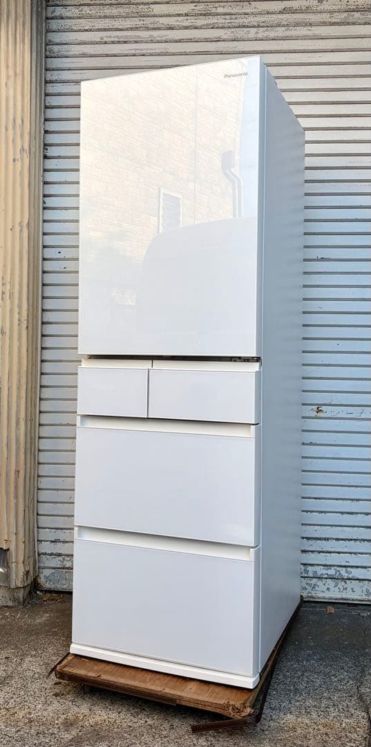 ④【送料無料】Panasonic NR-E459PX-W 2023年製 450L 冷蔵庫 PXタイプ サテンゴールド NR-E459PX-N [幅60cm /450L /5ドア