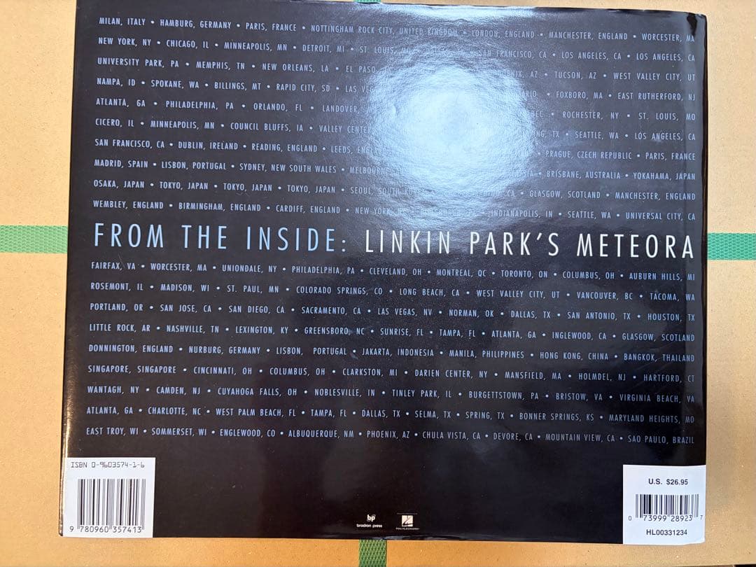 激レア！リンキンファン必見！入手困難・初期リンキン・パーク写真集！