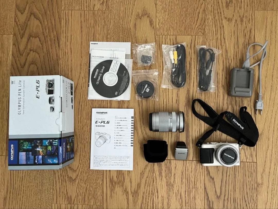 OLYMPUS PEN Lite E-PL6 ダブルズームレンズセット オリンパス OLYMPUS PEN Lite E-PL6 EZ ダブルズームキット 価格比較