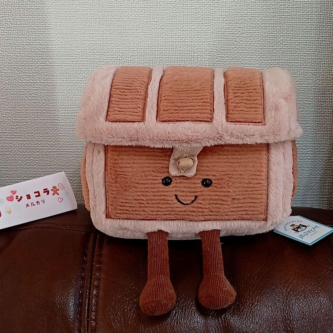 jellycat treasure chest ジェリーキャット宝箱 ぬいぐるみ - メルカリ