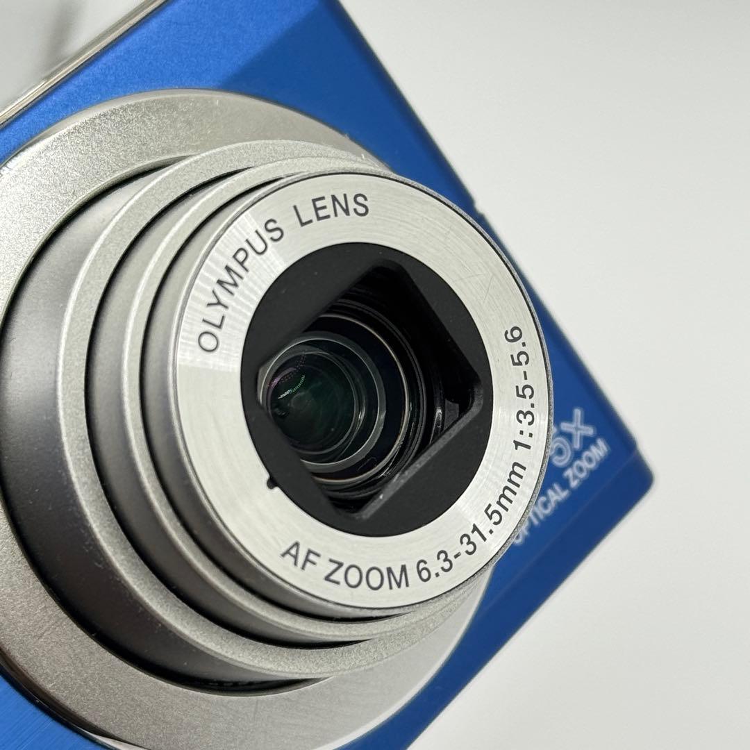 美品 箱付】 OLYMPUS FE-370 青 オリンパス コンデジ - メルカリ