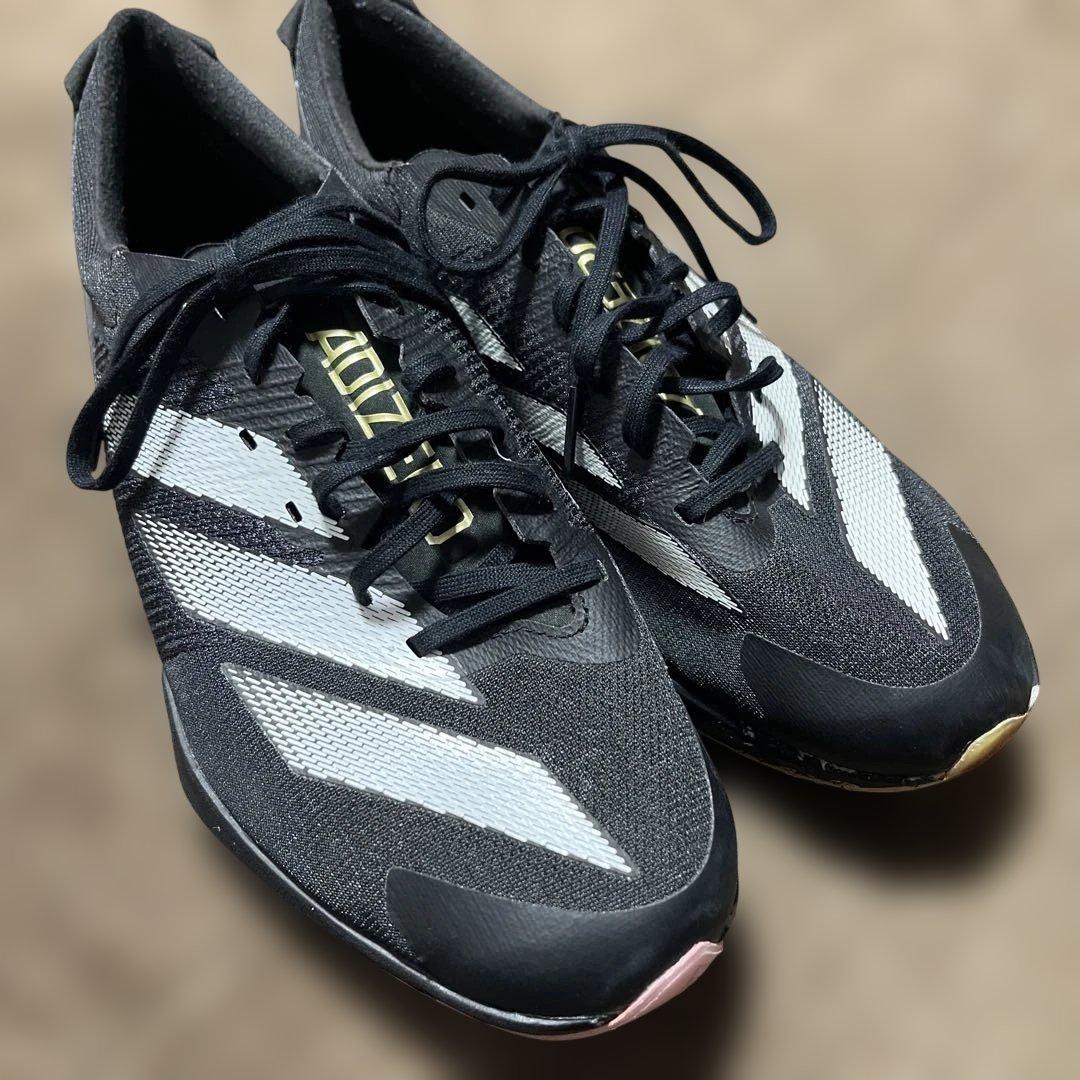 陸上競技スパイク アディゼロフィネス 26.0cm 完売品　黒