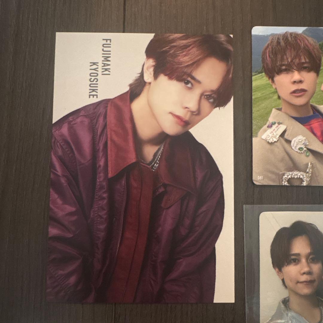 INI 藤牧京介 グッズ まとめ売り トレカ・ポストカード・缶バッジ