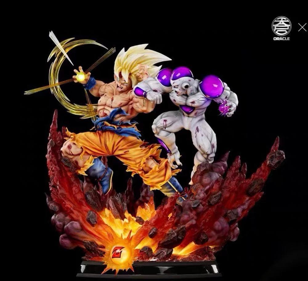 ドラゴンボール 超サイヤ人 VS フリーザ 彫刻フィギュア ガレージ