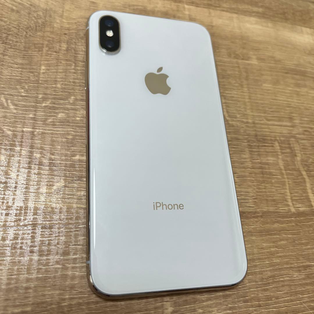 iPhoneX 本体 シルバー 256GB SIMフリー 画面ひびあり