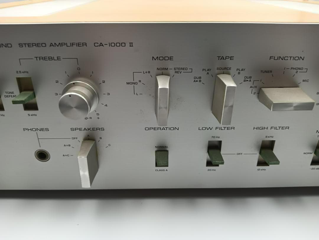 YAMAHA CA-1000 II ヤマハ プリメインアンプ レトロ 通電確認済 - メルカリ