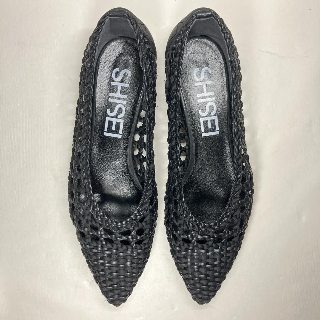 極美品】シーセイ SHISEI メッシュ ポインテッドトゥ 23.0 - メルカリ