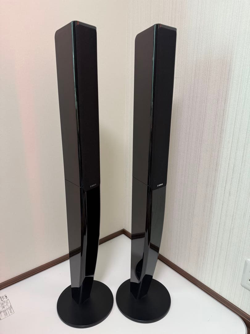 YAMAHAスリムタワースピーカー （NS-F40）ブラック 2台セット