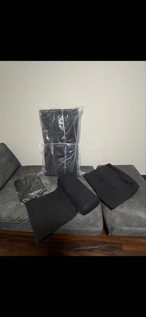 SOLID （ミヤモト家具） ウォルナットカウチソファ＋オットマン