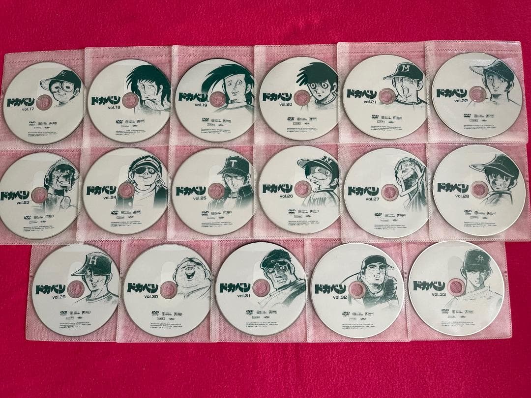 ドカベン☆DVD☆全33巻163話 完全収録☆昭和テレビアニメ☆原作☆水島