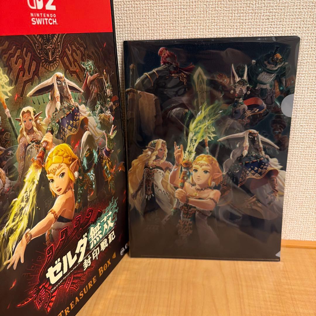 ゼルダ無双 封印戦記 トレジャーボックス 限定クリアファイル付き