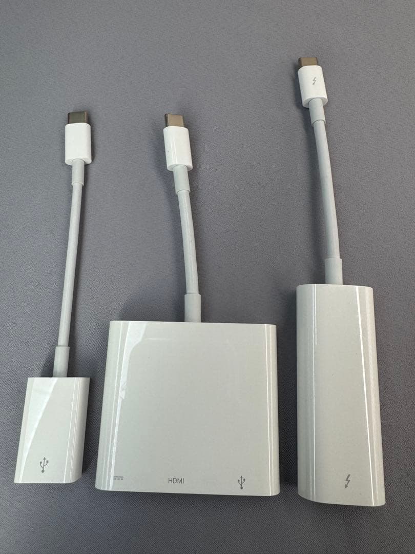 【Apple純正】アダプタ A1632 A2119 A1790 セット Apple アップル 純正 USB-C - USBアダプタ (A1632) 新品 - メルカリ