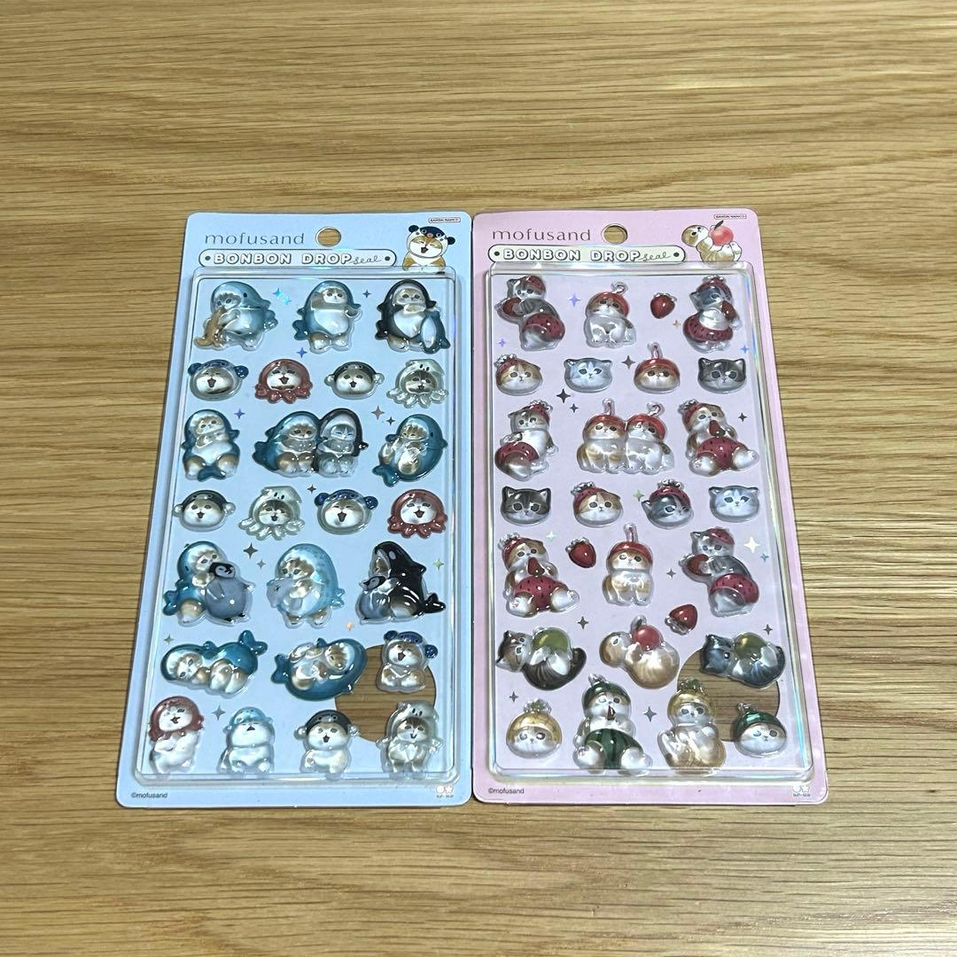 mofusand モフサンド ボンボンドロップシール 2枚セット 新品未開封