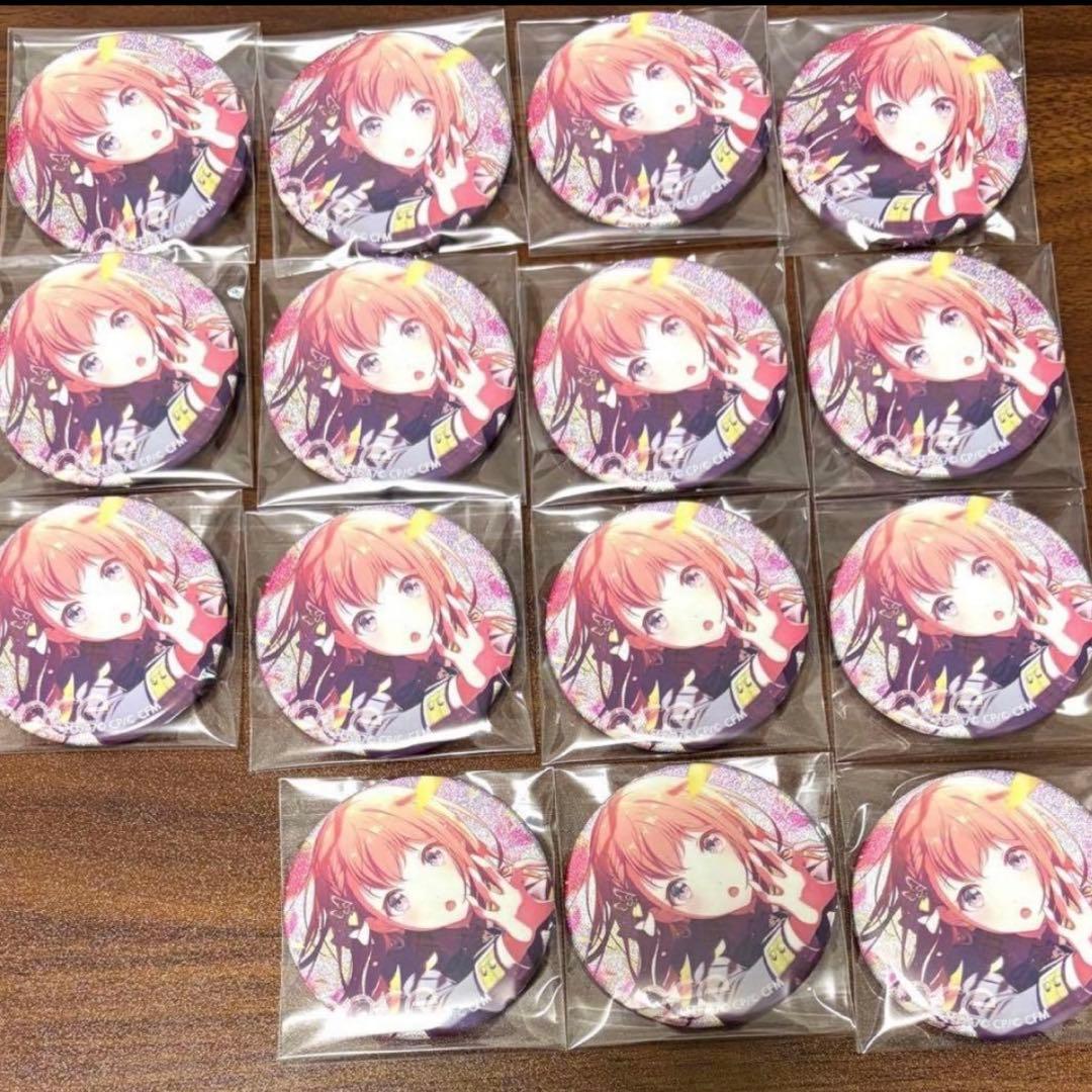 プロジェクトセカイ プロセカ グリ缶 グリッター缶バッジ 42C 花里