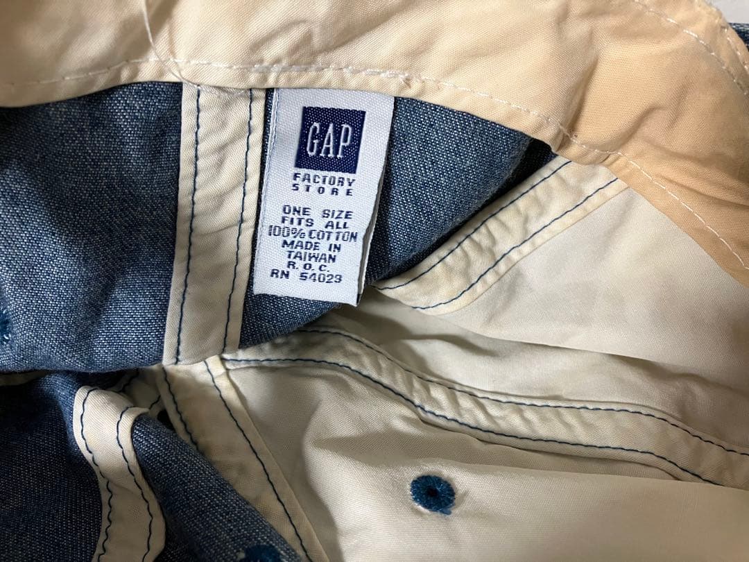 ギャップ GAP デニムキャップ 80s オールドギャップ 希少 白タグ