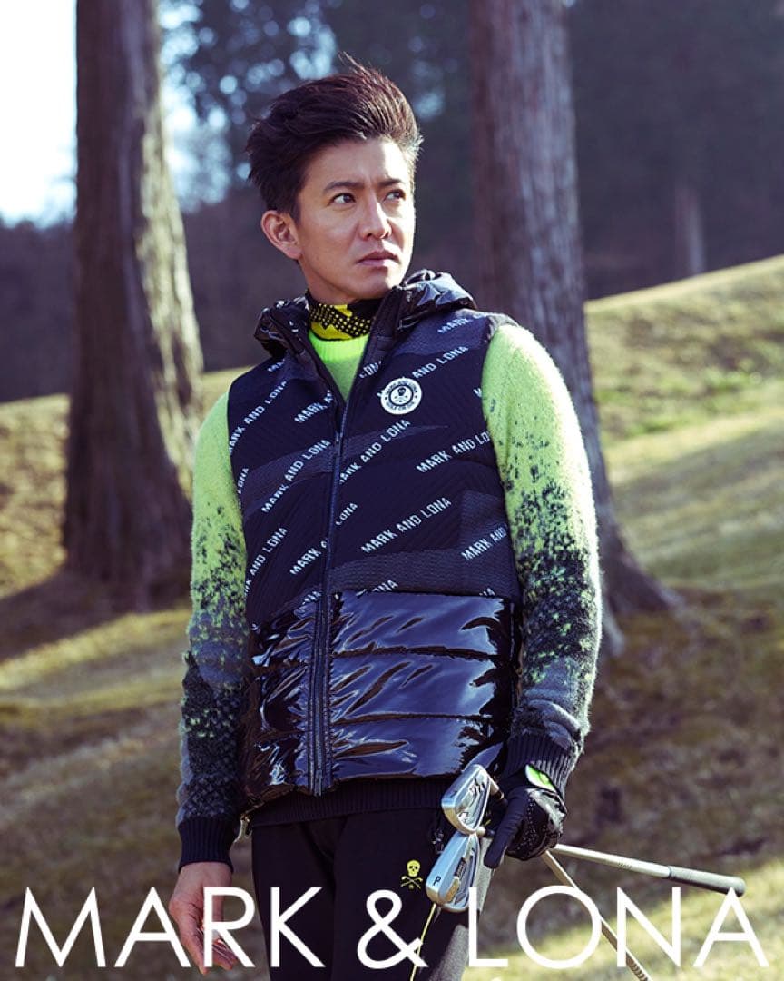 新品未使用】マークアンドロナ 2WAY ダウンベスト木村拓哉さん着用