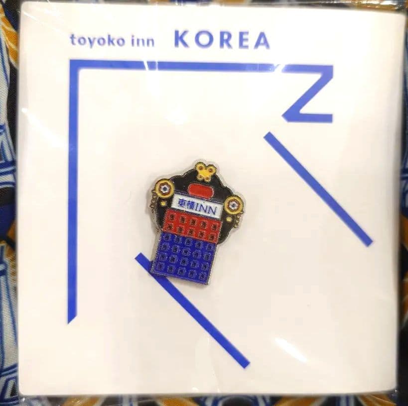 韓国限定東横インToyoko Inn キャラクター型ピンバッジご当地GENKI
