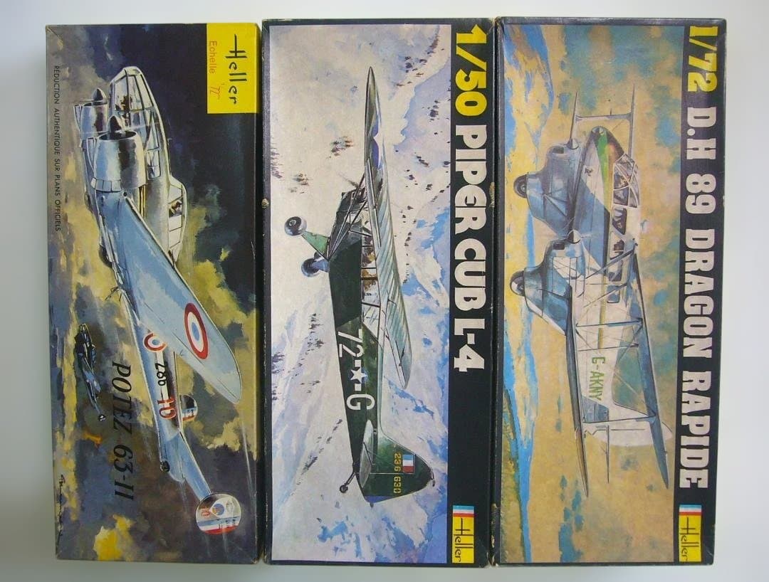 Heller 1/72 D.H 89 DRAGON RAPIDE　計3個出品 DH 89 Dragon Rapide Heller 80345