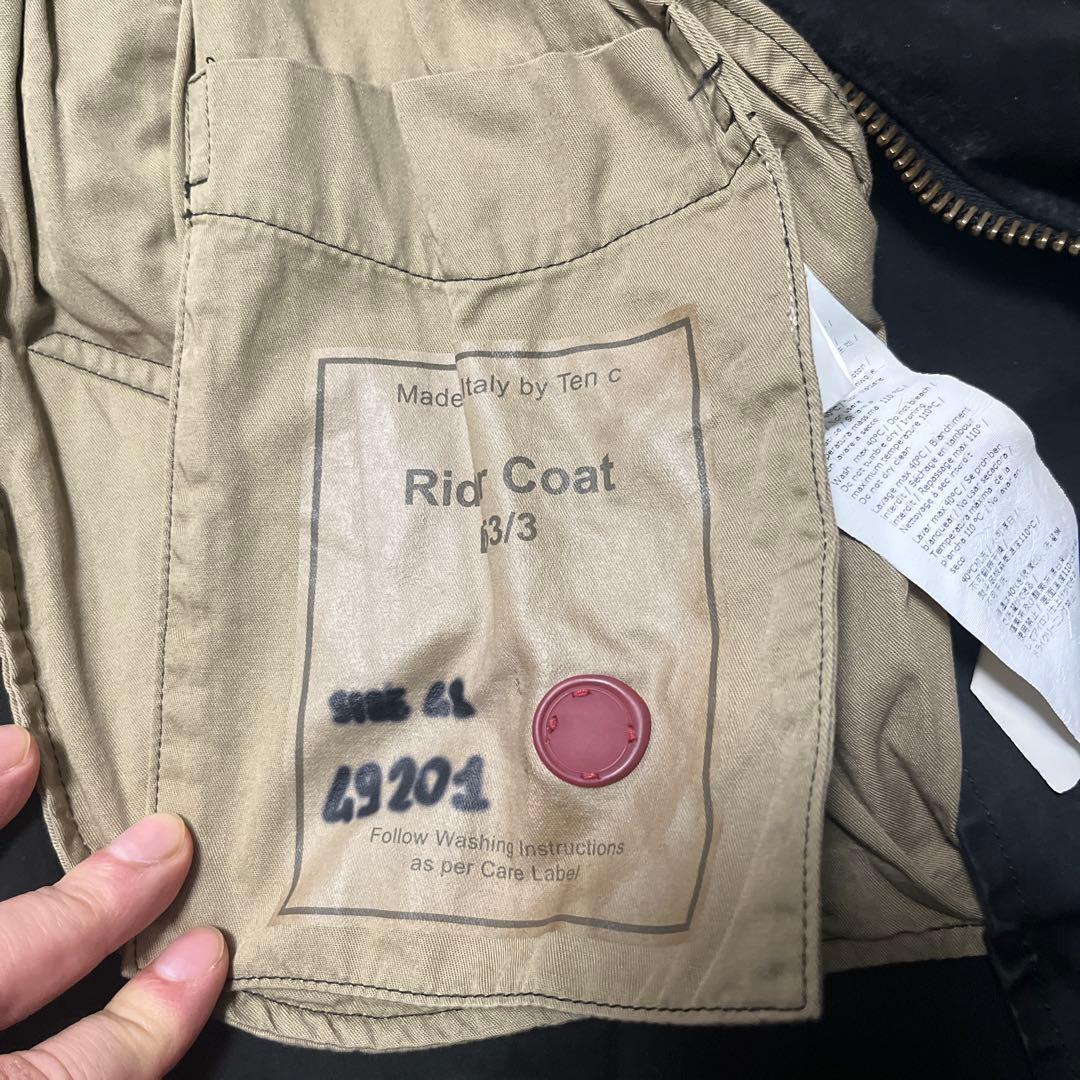 レア】Ten-C rider coat 48 テンシー ミリタリーの通販はau PAY