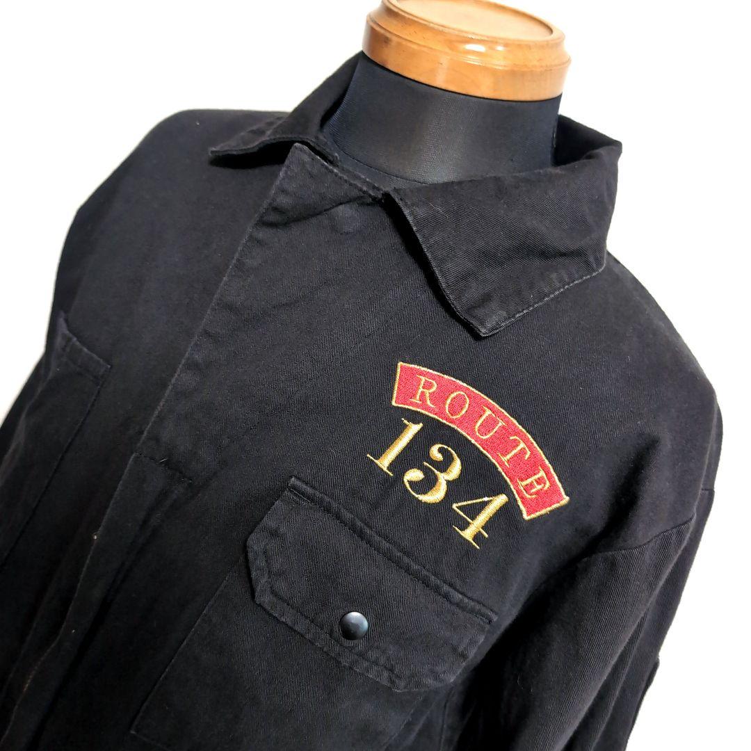 eh32 湘南乃風 オールインワン つなぎ 限定品 黒×金 雷神 メンズLL相当