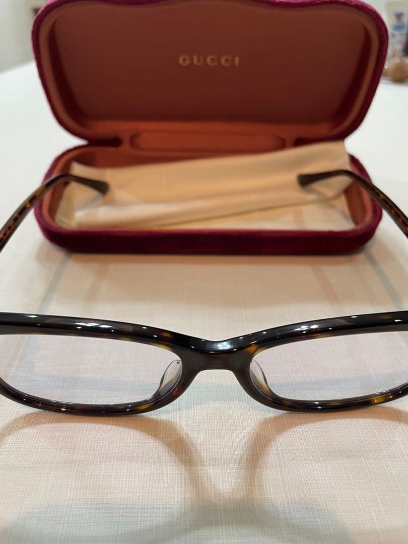 GUCCI グッチ 眼鏡 GG0296OA カラーレンズ入り パープル系 - メルカリ