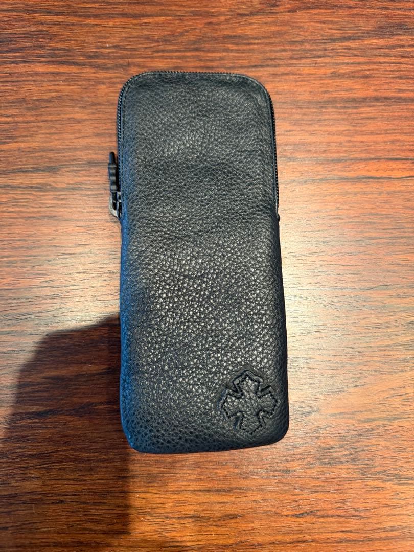 クロムハーツメガネケース CHROME HEARTS クロムハーツ レザーアイウェアケース サングラス 眼鏡