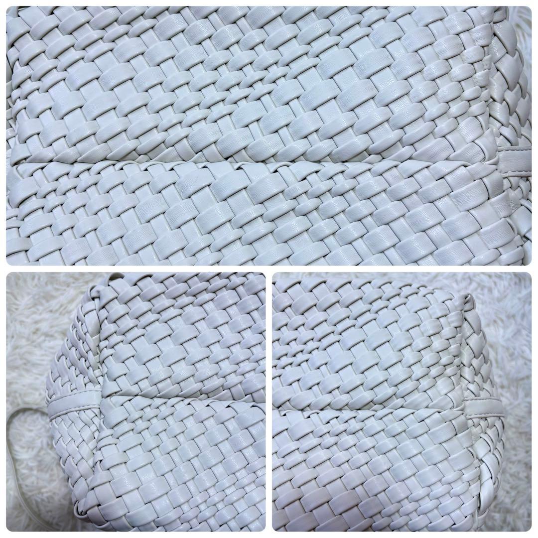 美品 DIANA 2WAY メッシュ ショルダーバッグ トートバッグ インナー