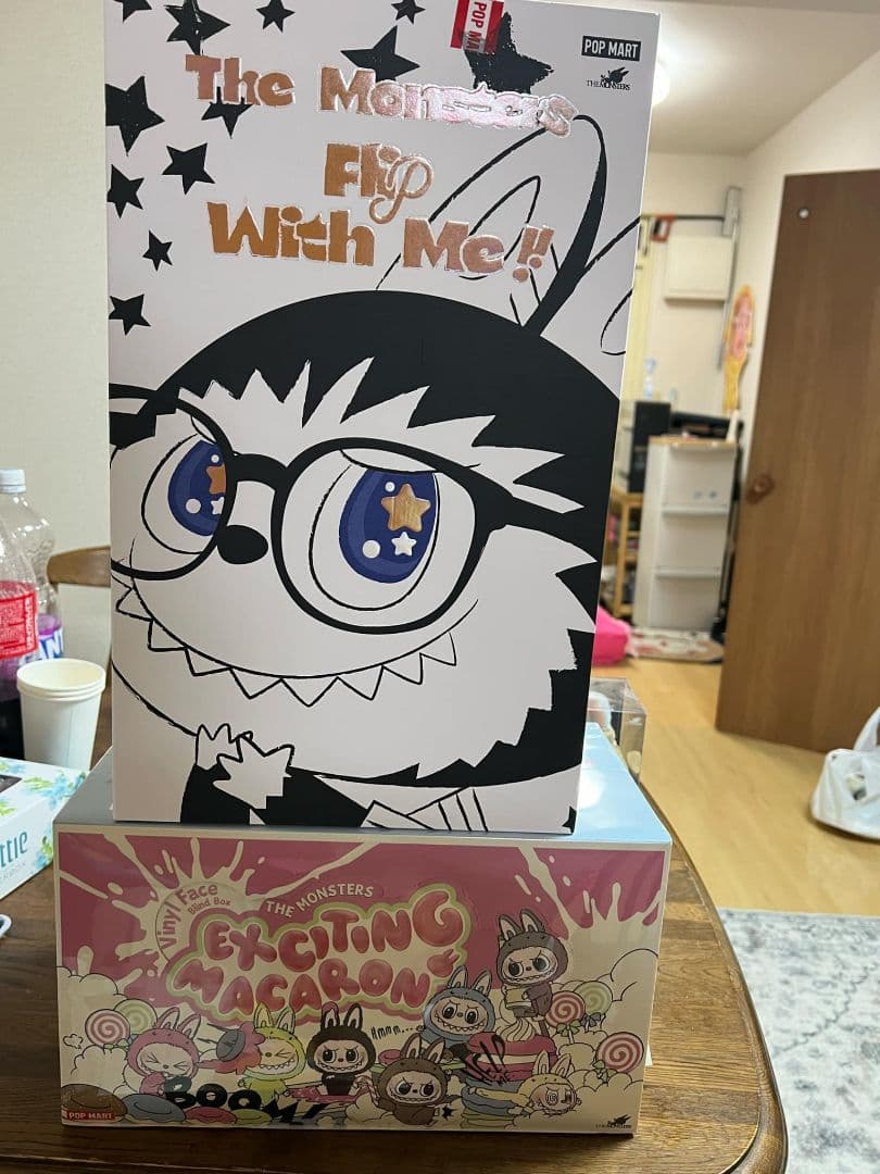 LABUBU FLIP WITH ME・Macaron ぬいぐるみ2点 figurine-pop-mart-the-monsters