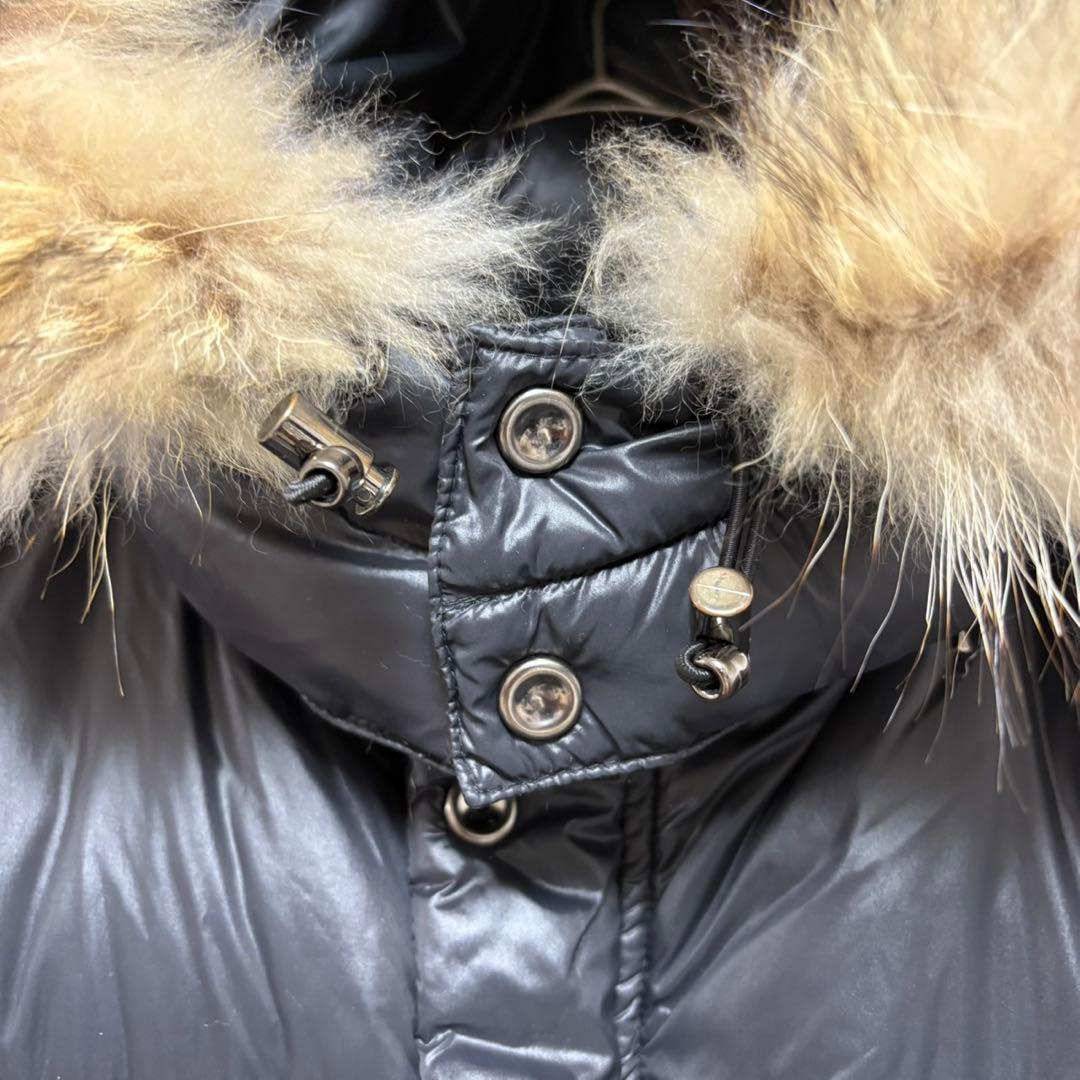 00s Y2K ファー ダウン ジャケット 平成 ギャル男 お兄系 光沢 XL